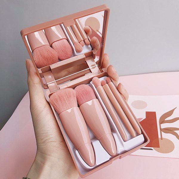 5-Piece Travel Makeup Brush Set - Image 4