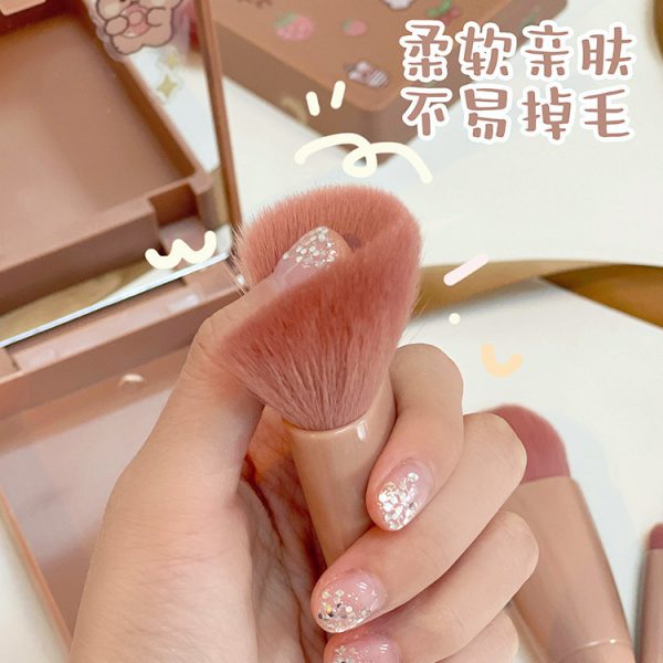 5-Piece Travel Makeup Brush Set - Image 2