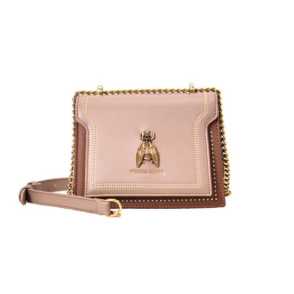Retro Colorblock Crossbody Bag - Image 4
