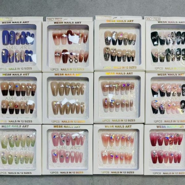 "Nail Art Kit  Glue Patches, Decals, Tearable, for Students & Adults - Image 5