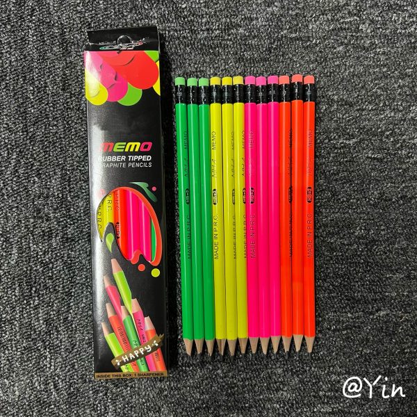 Smooth Writing Dual Color Pencils – White Wood Finish